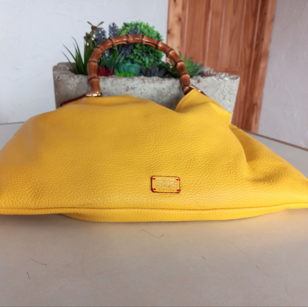 Frances Valentine Muriel bag, Canary Yellow - Picture 10 of 14